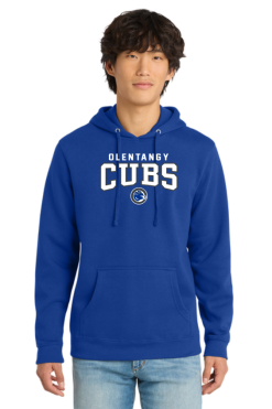 Adult Deep Royal Sweatshirt With Olentangy Cubs Softball Logo Full Chest