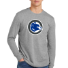 Adult Grey Frost Longsleeve With Cubs Circle Logo Full Chest