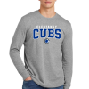 Adult Grey Frost Longsleeve With Olentangy Cubs Logo Full Chest
