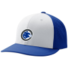 HC1 White and Royal Hat with Cubs logo on front and back (front pic)