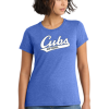 Women's Royal Frost TriBlend TShirt With Cubs Softball Script Logo Full Chest