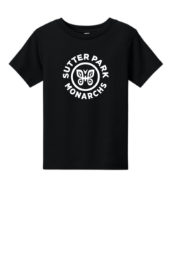 BC3001T Black Toddler Short Sleeve Tee