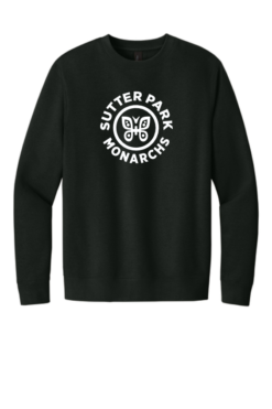 DT6104 Black Fleece Crewneck