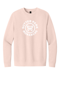 DT6104 Rosewater Pink Fleece Crewneck
