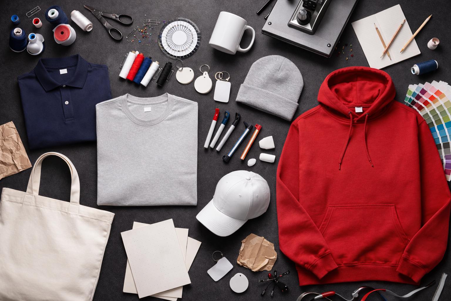 Browse custom apparel catalog