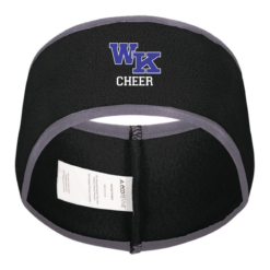 6893 black winter headband with logo 1