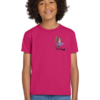 8000b heliconia youth t shirts with left chest logo