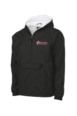 9905 black jacket with left chest embroidered logo normalized