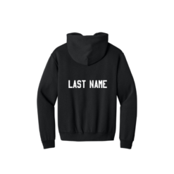 996m black hoodie with sewn on wkhs. name on back 1