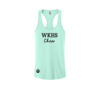 nl1533 mint tank top with logo on front and back 1