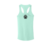 nl1533 mint tank top with logo on front and back back view 1