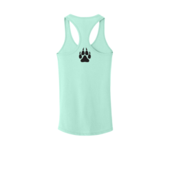 nl1533 mint tank top with logo on front and back back view 1