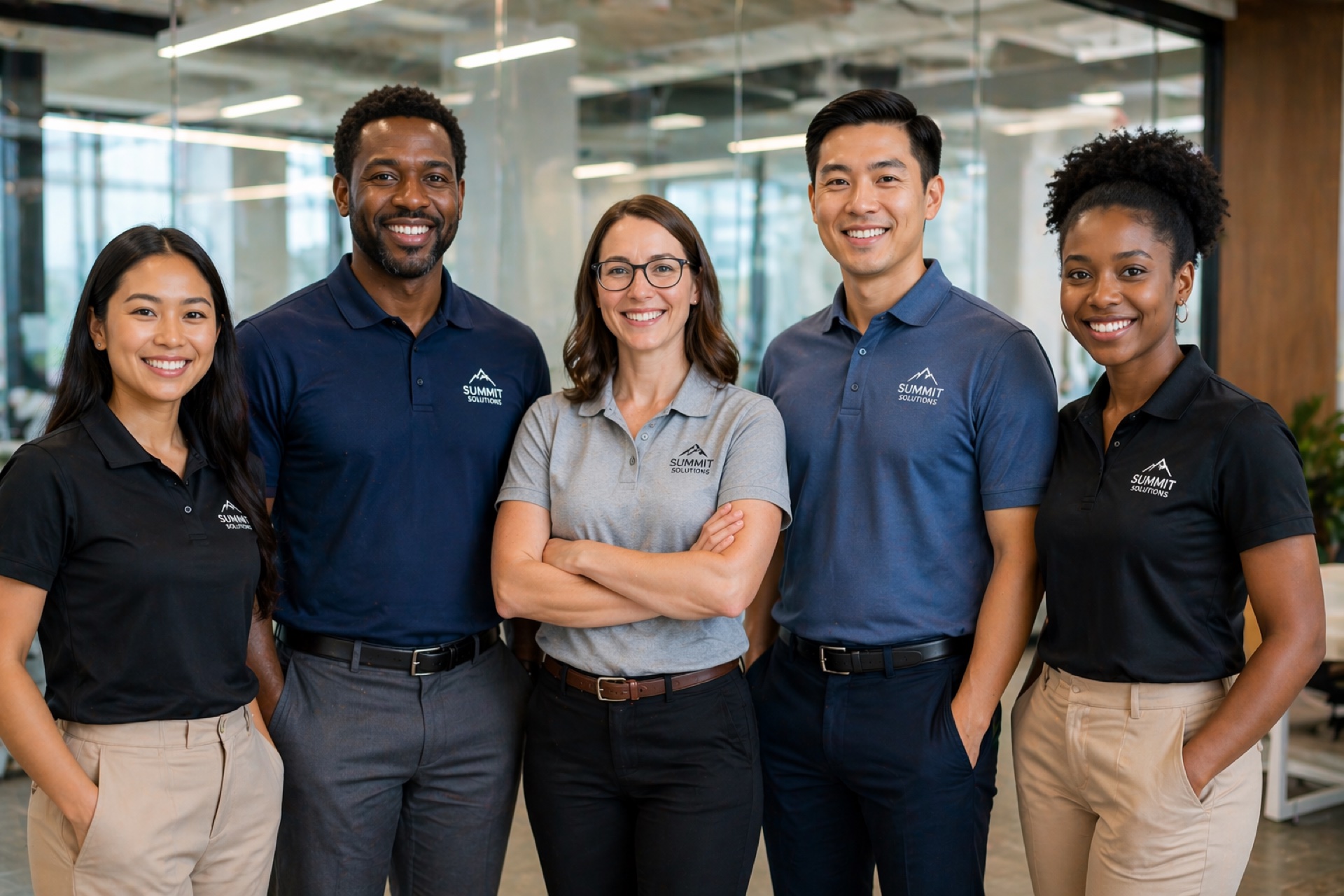 Branded polos for business and corporate teams