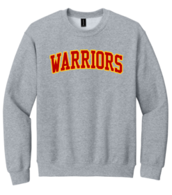 18000 Sports Gray Crew with SimStitch Warriors