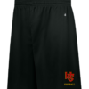 4107 Black Short with left leg logo