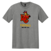 DM130 Gray Frost TriBlend Tshirt with WC Football on front