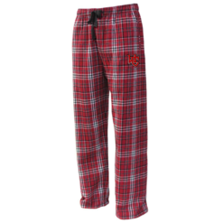 RedWhite Flannel with left hip logo