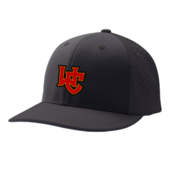 WC HC1 Black Ultima Fitted Cap with embroidered logo - front