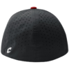 WC HC1 Black/Red Ultima Fitted Cap with embroidered logo - back