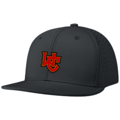 WC HC10 Black Ultima Snapback Cap with embroidered logo - front