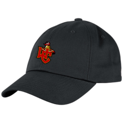 WC HC9 Black Adjustable Classic Cap with embroidered logo - front