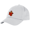 WC HC9 White Adjustable Classic Cap with embroidered logo - front