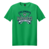 64000 Irish Green Softstyle T-Shirt with Columbus Mavericks Hockey Club logo