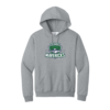 996M Athletic Heather NuBlend Pullover Hooded Sweatshirt with Columbus Mavericks logo full chest