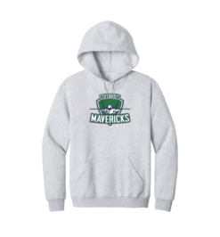996M Ash NuBlend Pullover Hooded Sweatshirt with Columbus Mavericks logo full chest