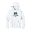 996M White NuBlend Pullover Hooded Sweatshirt with Columbus Mavericks logo full chest