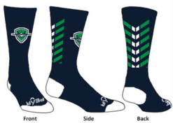 Columbus Mavericks Navy Knit Crew Socks