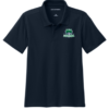 Y110 River Blue Navy Youth Dry Zone UV Micro-Mesh Polo with embroidered Columbus Mavericks logo