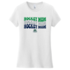 DT6002 White Women’s Very Important Tee with Hockey Mom Logo