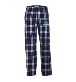 Columbus Mavericks Navy/Silver Flannel Pants with logo on left hip