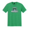 DM130 Green Frost Triblend Shirt with Columbus Mavericks Logo Full Chest