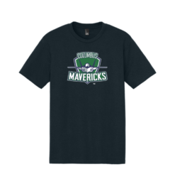DM130 Navy Triblend Shirt with Columbus Mavericks Logo Full Chest