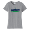 LPC450 Athletic Heather Ladies Fan Favorite Tee with Mavericks Hockey logo