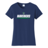 LPC450 Navy Ladies Fan Favorite Tee with Mavericks Hockey logo