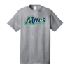 PC54 Athletic Heather Core Cotton Tee with Mavs logo full chest