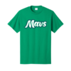 PC54 Kelly Green Core Cotton Tee with Mavs logo full chest