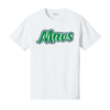 PC54 White Core Cotton Tee with Mavs logo full chest