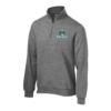 ST253 Vintage Heather Sport-Wick 1/4-Zip Sweatshirt with embroidered logo left chest