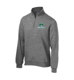 ST253 Vintage Heather Sport-Wick 1/4-Zip Sweatshirt with embroidered logo left chest