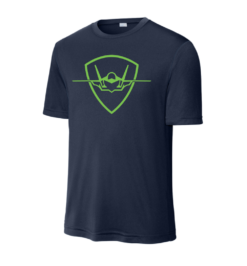 ST350 Navy PosiCharge Competitor Tee with Nighthawk logo full chest
