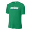 ST350 Kelly Green PosiCharge Competitor Tee with Mavericks Hockey logo full chest