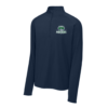 ST850 Navy Sport-Wick Stretch 1/4-Zip Pullover with embroidered logo left chest