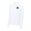 ST850 White Sport-Wick Stretch 1/4-Zip Pullover with embroidered logo left chest