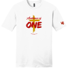 DT6000 White Very Important Tee with Audience of One logo