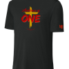 ST350 Black Performance Competitor Tee with Audience of One logo