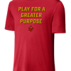 ST350 True Red Performance Competitor Tee with Play for a Greater Purpose logo
